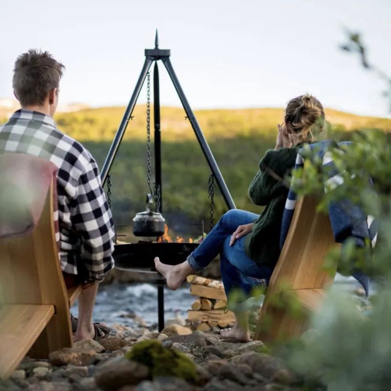 Espegard - Bålpanne 60 cm med rist 