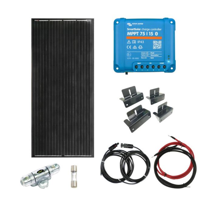 Hovedbilde Solcellepakke Liten 200W - 12V