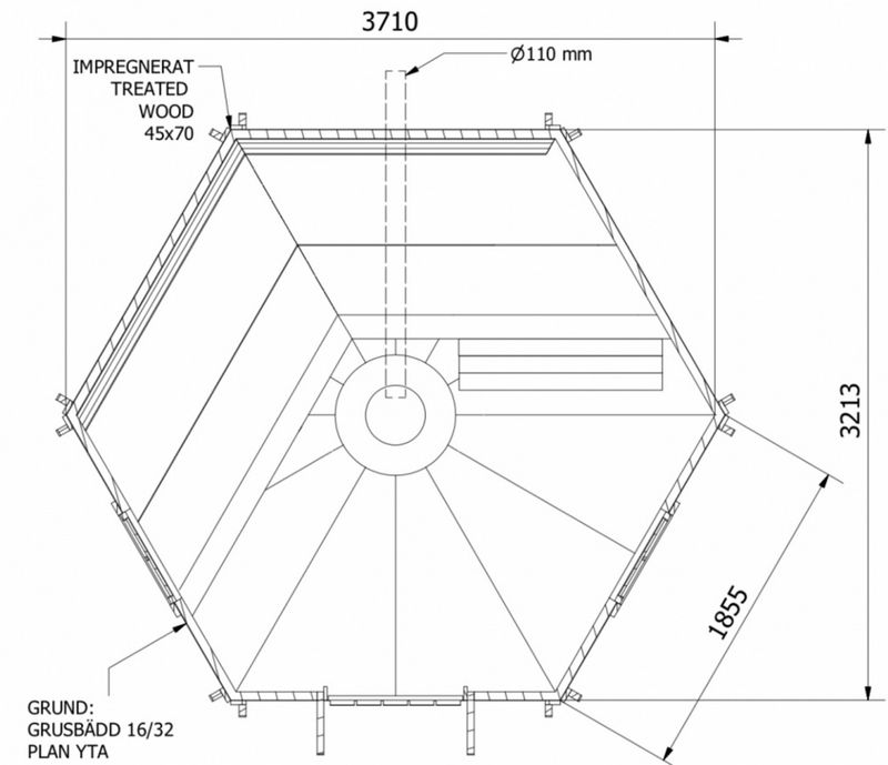 Badstuehytte 9.2 m2 Premium