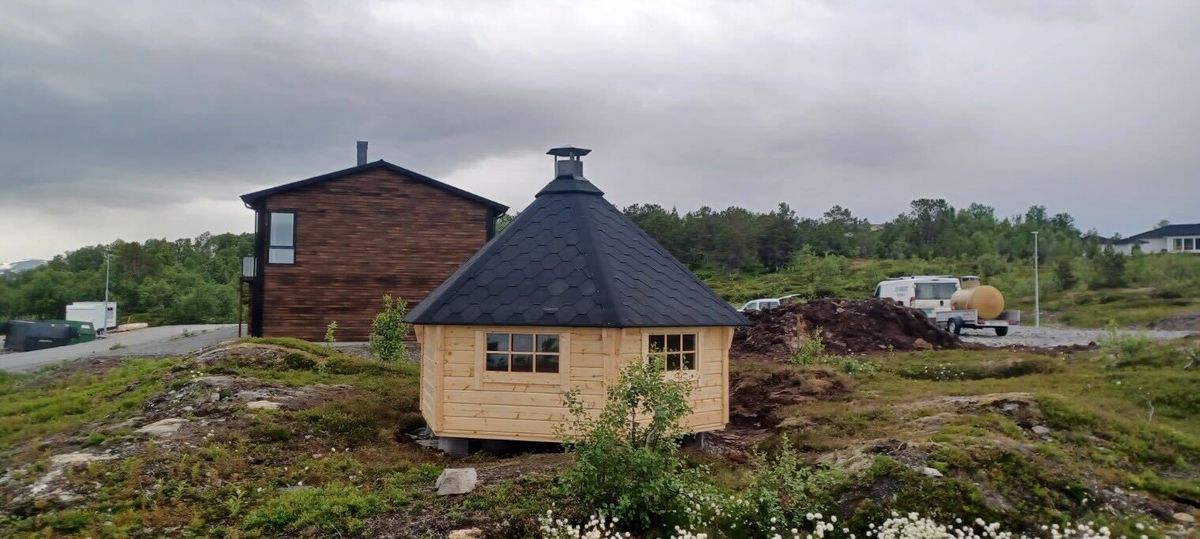 Grillhytte Royal 10 - Rett vegg