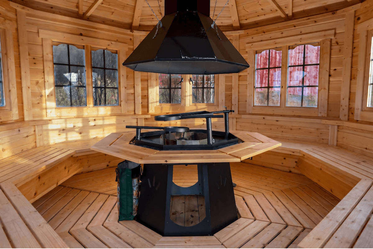 Grillhytte Dina 12 Royal - Buet vegg